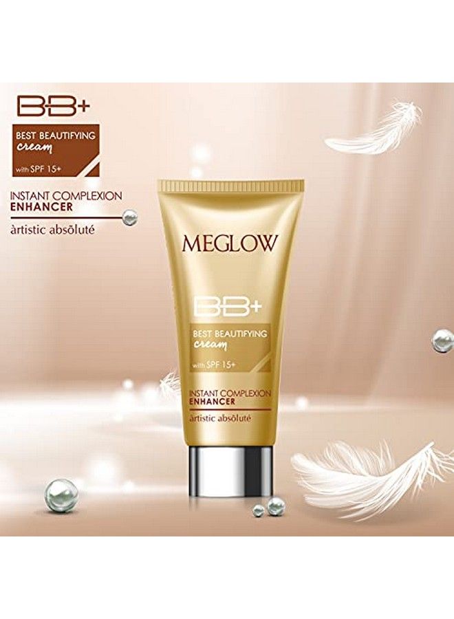 MEGLOW Beauty Combo Pack Of 3 With Bb+ Cream With Spf Formula (30G) ;;Refreshing Face Wash With Anti Dehydration Shield (70G) ;; Apricot Scrub With Natural Apricot Extracts (70G) For Soft And Glowing Skin - Image 5