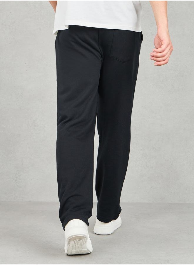 Styli - Solid Straight Fit Jogger with Side Pocket - Image 1