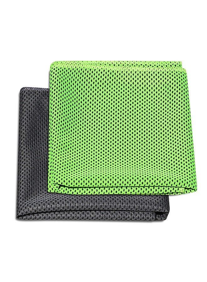 Generic 2 Pack Cooling Towel Soft Breathable Travel Ice Towel for Gym Fitness Workout Yoga Sport Running Camping Hiking - Image 1