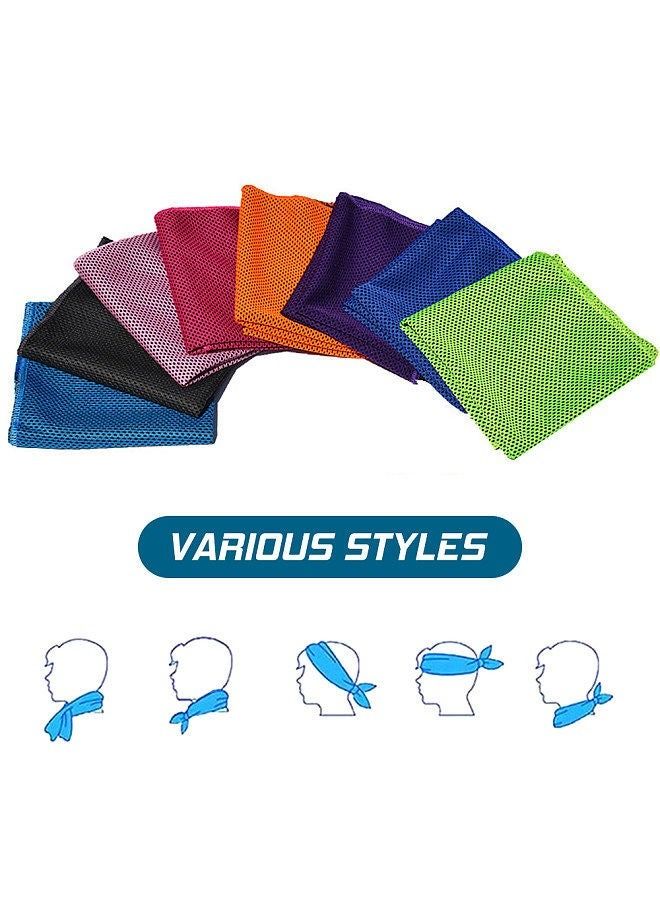 Generic 2 Pack Cooling Towel Soft Breathable Travel Ice Towel for Gym Fitness Workout Yoga Sport Running Camping Hiking - Image 2