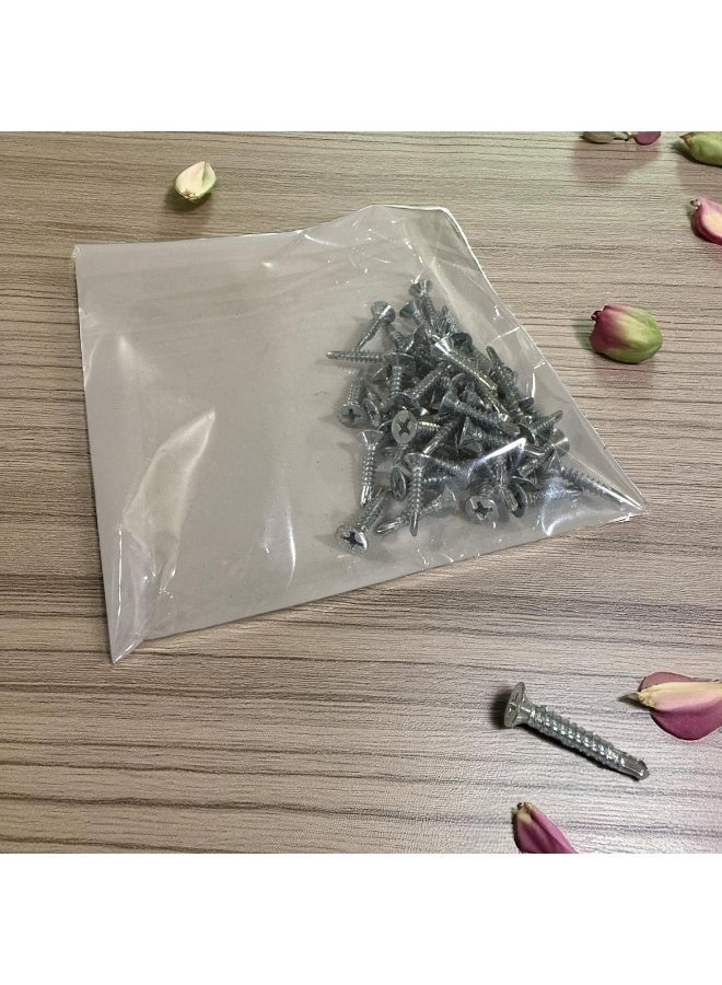 مسامير SDS رأس ريشة /6#*3/4/ قوية، متينة، مقاومة للصدأ، كيس 50 حبة لكل مشاريعك - Image 4