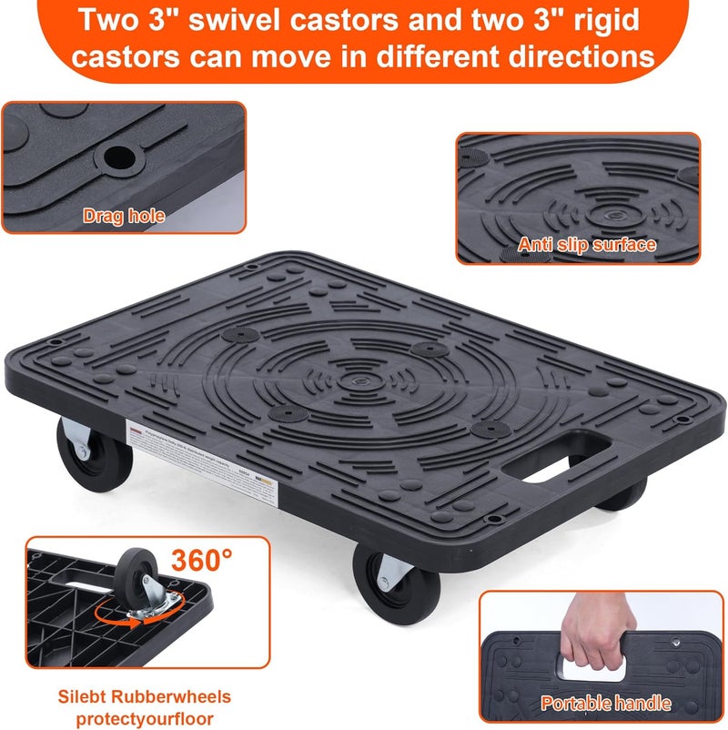 Maxworks 80854 Furniture Movers Dolly With Wheels - 200 lb. Capacity - Image 4