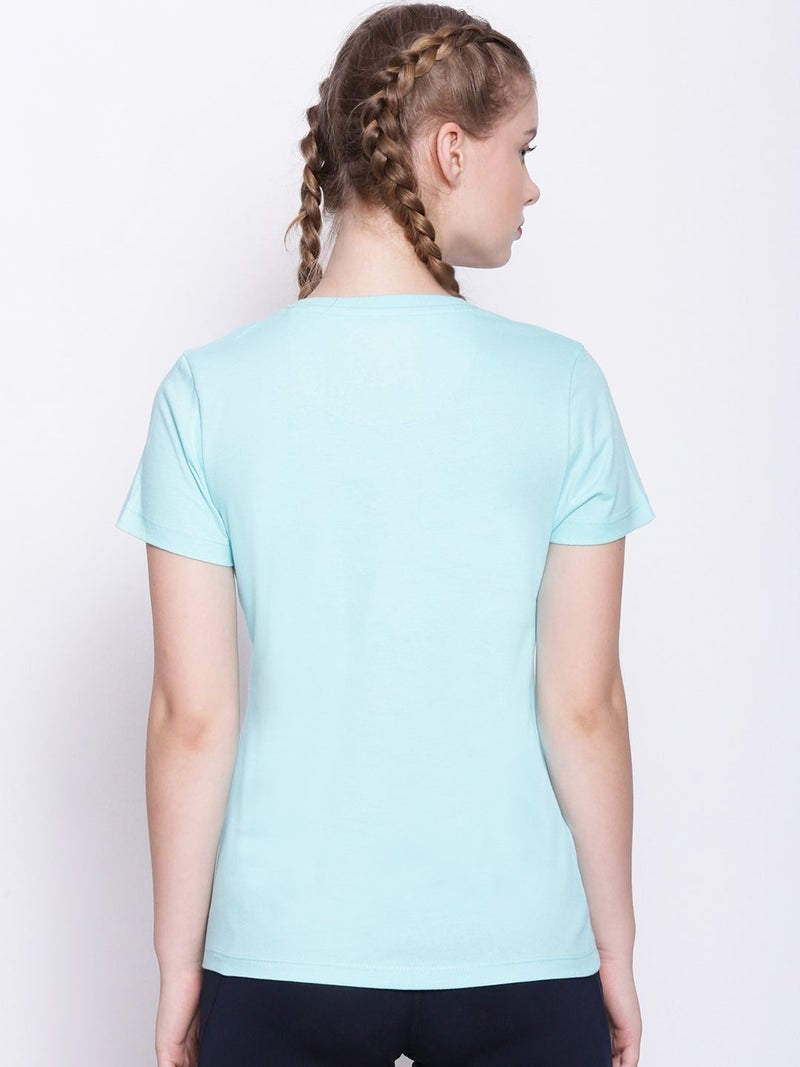amswan PREMIUM COTTON SOLID V- NECK HALF SLEEVE T-SHIRTS - Image 3