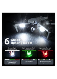 SYOSI Drone Strobe Light, Anti Collision Light, Rechargable Flash Led Lamp Light for FAA Drone Night Flying, Fits For DJI Avata 2, Mini 4 Pro, Mini 4k, Mavic 3, Mini 2 SE and All RC Drones Accessory(1pc)  - Image 5