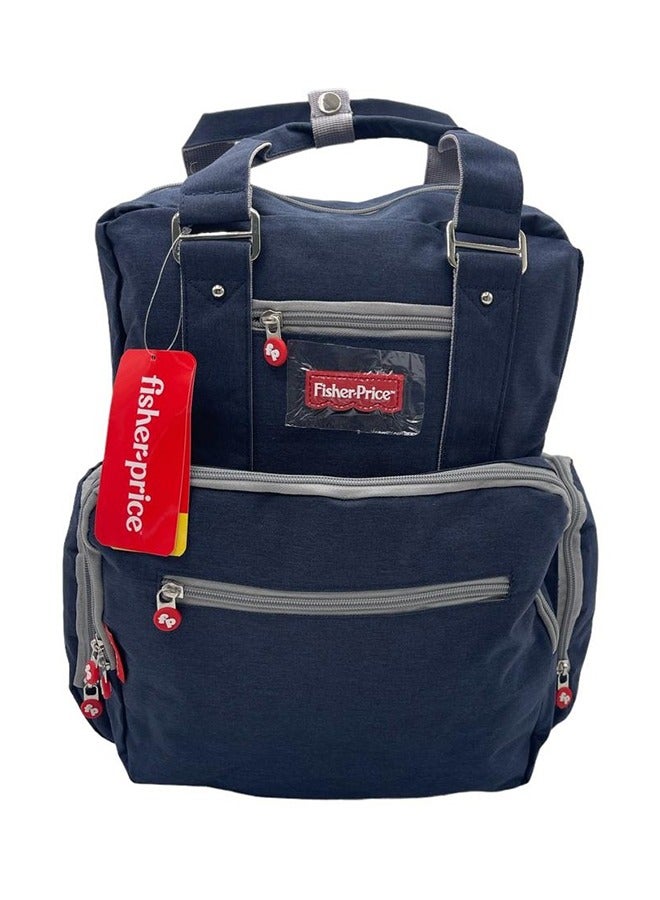 Fisher-Price Divided Diaper Bag for Baby – Multi-Compartment Waterproof Organizer Bag - Image 1