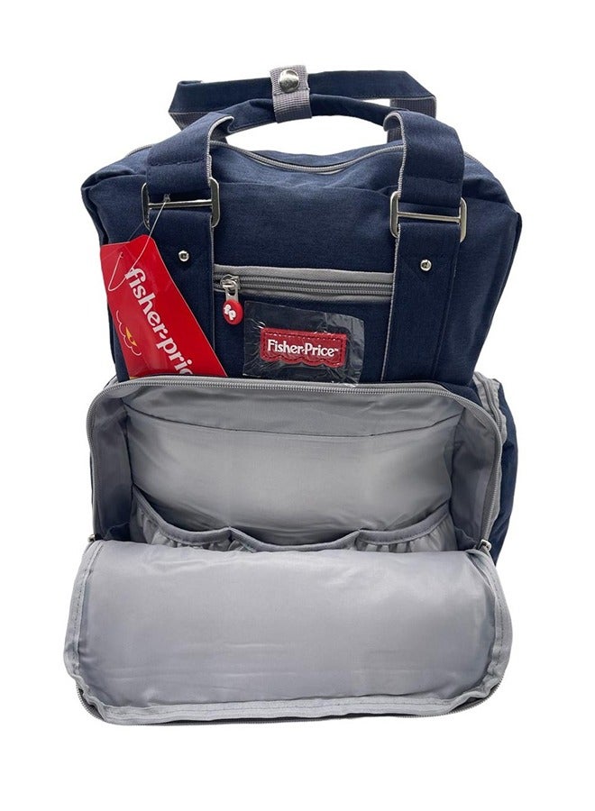 Fisher-Price Divided Diaper Bag for Baby – Multi-Compartment Waterproof Organizer Bag - Image 3