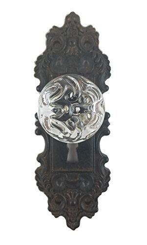 TRIPAR Antique Wall Hanging Decorative Door Knob, Brown Display - Vintage Design with Hand Painted Finish, Pewter Metal Backing, & Acrylic Knob - Lightweight & Durable - Perfect Substitute for Hooks - Image 5