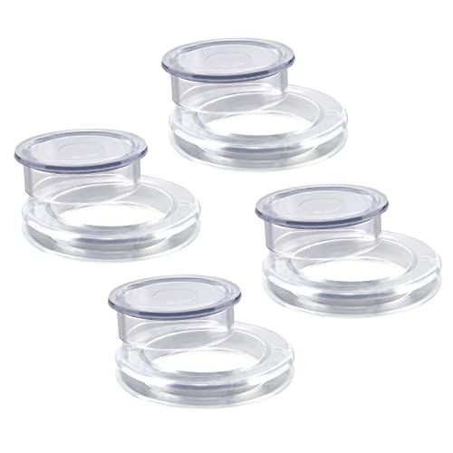 SAVITA SAVITA 4 Sets 2 Inch Patio Table Umbrella Hole Ring and Cap, Standard Size Silicone Umbrella Hole Plug and Cap for  - Image 2