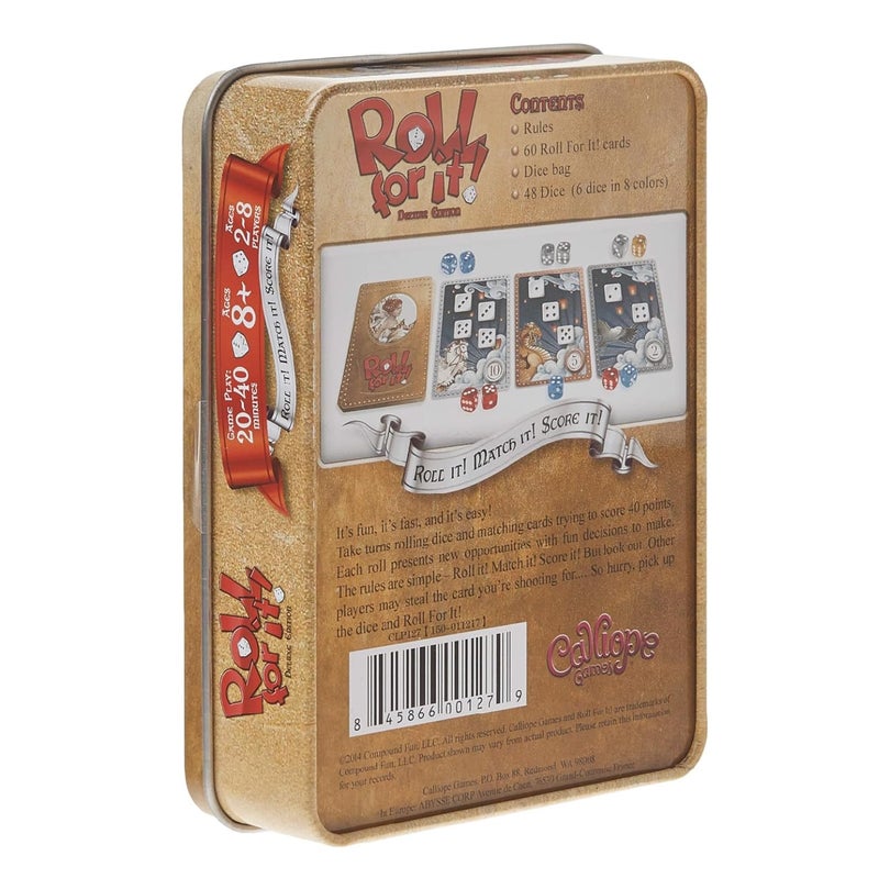 Calliope Games Roll for It! Deluxe Edition Board Game - Image 2