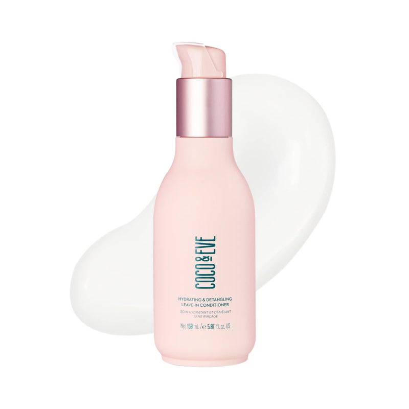 Coco & Eve Hydrating & Detangling Leave-In Conditioner. Coconut, Avocado Oil, Vitamin A & E to Nourish, De-frizz, Detangle, Minimise Breakage & Split Ends. (5.07 fl oz) - Image 1