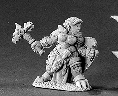 Reaper Minatures Nalila Goldhammer Female Dwarf Paladin Miniature Dark Heaven Legends by Reaper Minatures - Image 1