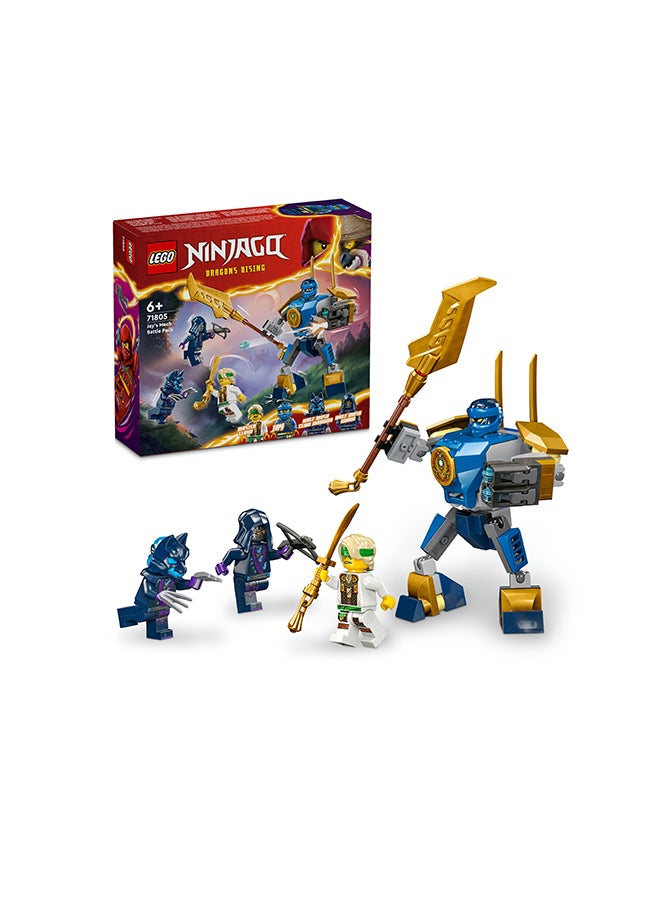 LEGO - Ninjago Jay’S Mech Battle Pack Adventure Toy Set For Kids, With Jay Minifigure And Mech Figure, Creative Ninja Gift For Boys And Girls Aged 6 Years Old And Over (78 Pieces) 71805 - Image 1
