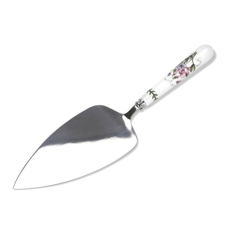 Portmeirion Botanic Garden 10.5" Cake Server - Stainless Steel Blade with Porcelain Handle, Chip-Resistant Glaze, Floral Motif - Durable Tableware for Slicing Cakes or Pies - Image 1