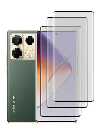 [3 Pack] Tempered Glass for Infinix Note 40 Pro 5G Screen Protector,9H Hardness High Definition Full Covered Curved Clear Scratch Resistant Bubble Free Anti-Fingerprints - pzsku/ZFE78D6467C46234B6237Z/45/_/1713948288/4d516498-36ac-44ac-868d-ce142c5e2fbb