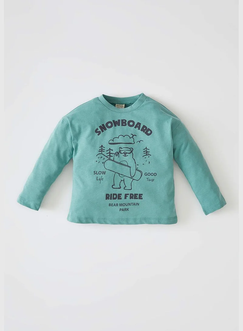 ديفاكتو BabyBoy Regular Fit Long Sleeve T-Shirt