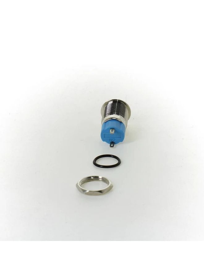 قطعتان 12 مم أزرار ضغط معدنية ذاتية القفل ذات رؤوس عالية أزرق قبعات مفتاحين تبديل اللمس - Image 5