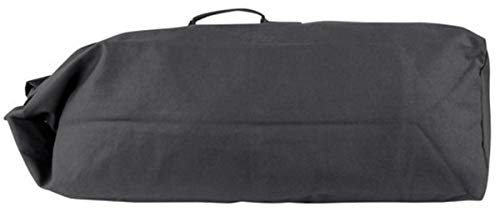 Farm Blue Top Load Duffle Bag - XL Non-Zipper Military Duffel Bags - Heavy Duty Army Grade Cotton Canvas Duffle Bags For Men Women & Students - XL Front Loading Tactical Gear Sack – 25” x 42” - Black - Image 1