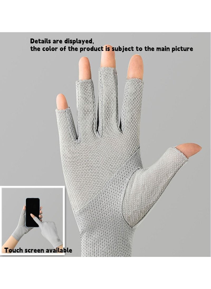 Women's Driving Gloves Anti-UV Anti-Slip Gloves Beige