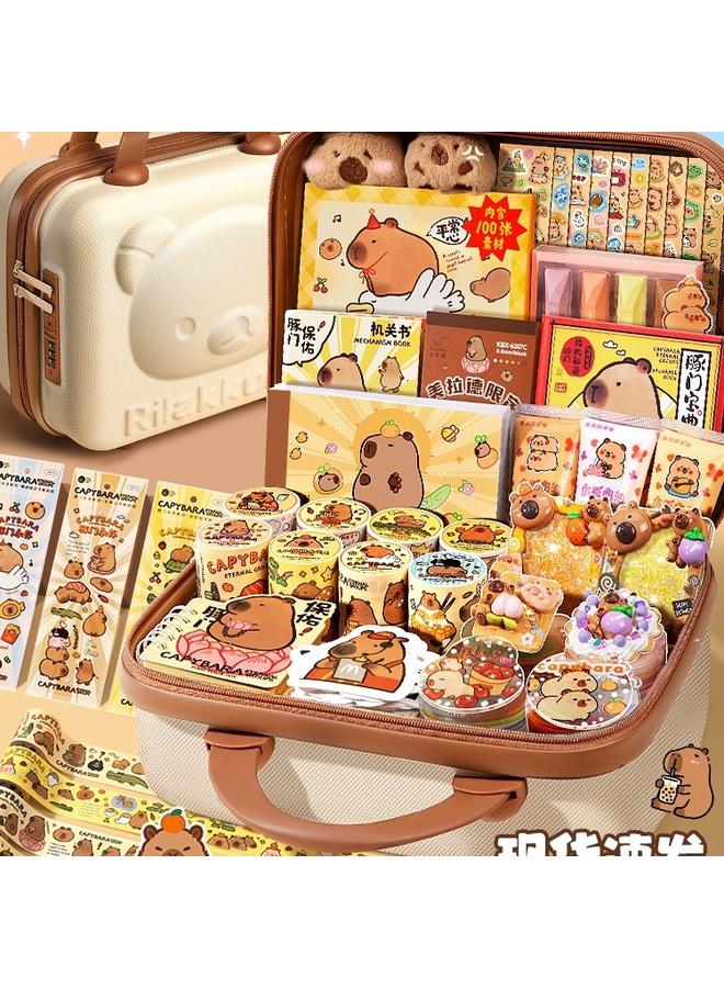 Bluejw Cute Toy Full Set Girl's Hand Account Book New Year's Day Girl's Hand Account Book Gift Box Milk Novice Account Suit Children's Stationery  - Image 4
