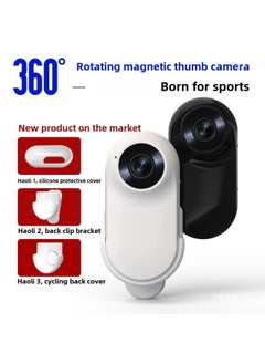 Generic 24 360 Sports Full 4K Scene Camera Chest Fixed Motorcycle Anti-shake Camera Wearable HD-Body Color:Black Hd Screen Hd Upgraded Version-official Standard Configuration  - Image 4