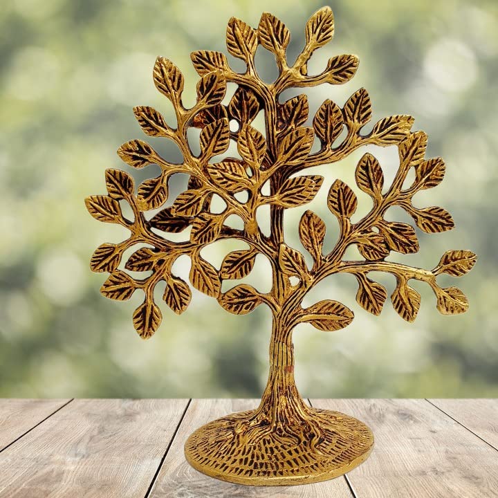 MohanJodero Mohan Jodero Antique Brass Kalpavriksha Tree/Tree of Life - Image 1