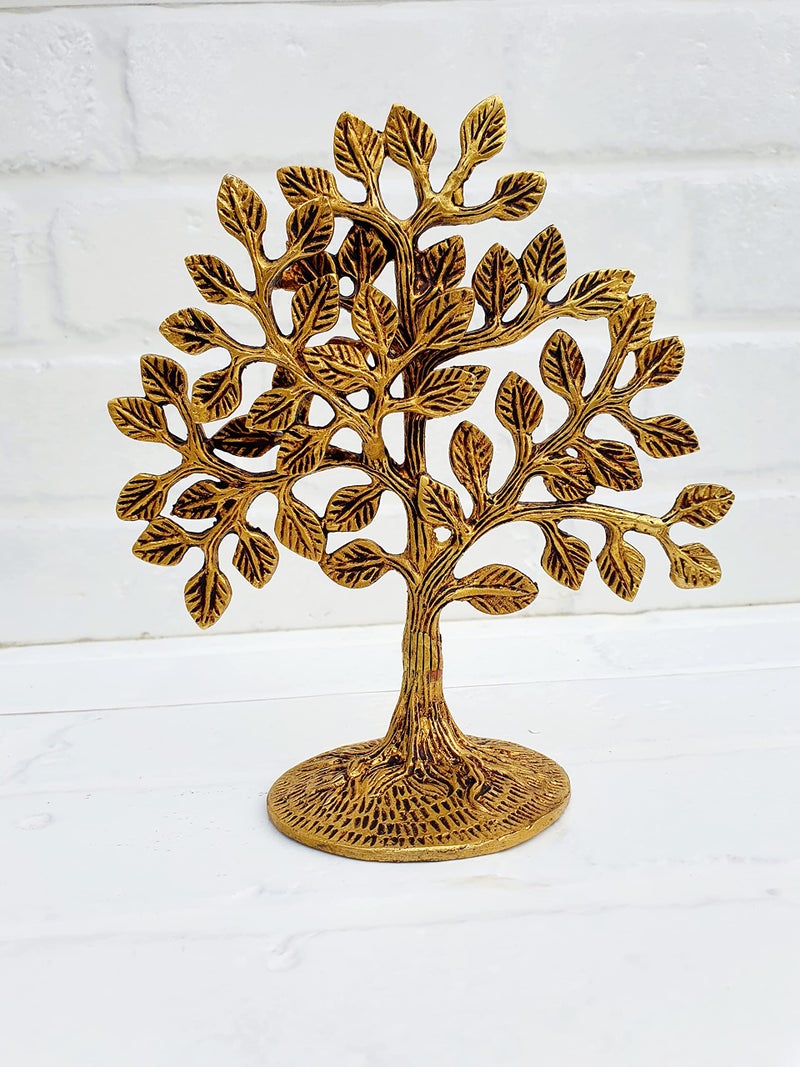 MohanJodero Mohan Jodero Antique Brass Kalpavriksha Tree/Tree of Life - Image 4