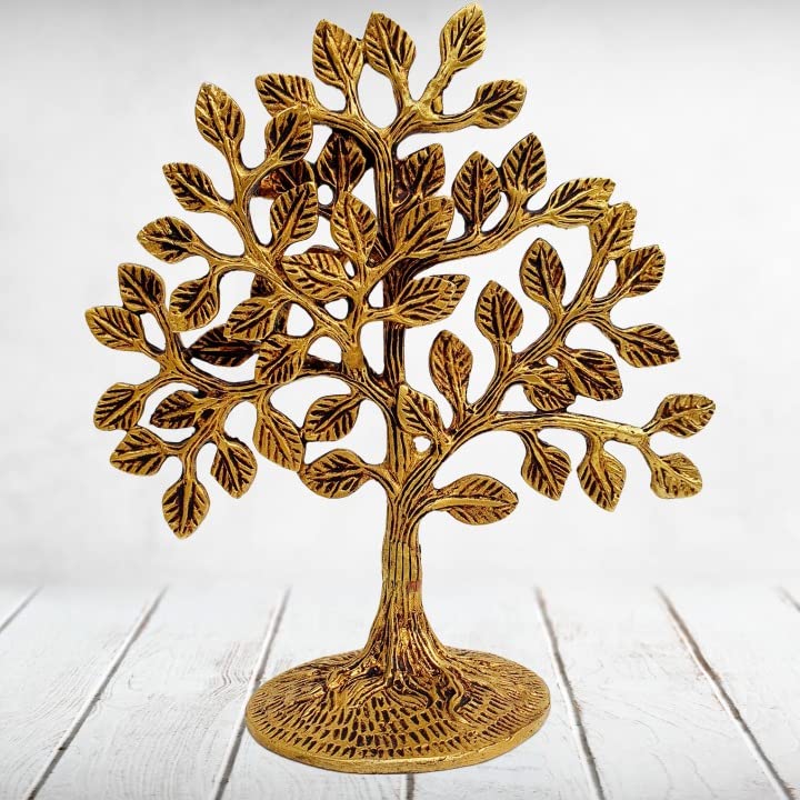 MohanJodero Mohan Jodero Antique Brass Kalpavriksha Tree/Tree of Life - Image 3