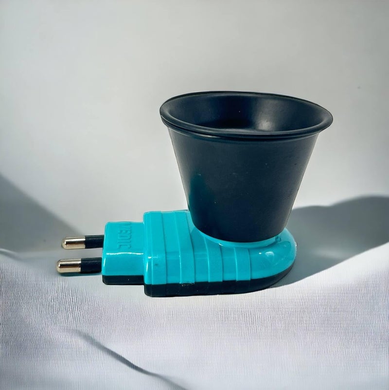 Gopinathji Electric Kapoor dani Electrical MachineIncenseAroma BurnerKapur DaniKapoor dani DiyaAroma Oil BurnerCamphor Diffuser Camphor Tablet NOT Included Blue1 pcs