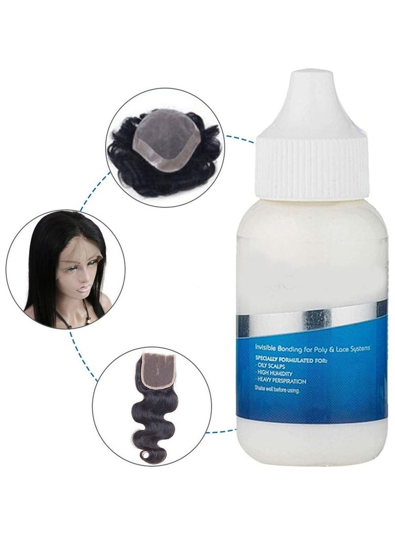 2 زجاجة الدانتيل الباروكة الغراء والمزيل - Image 4