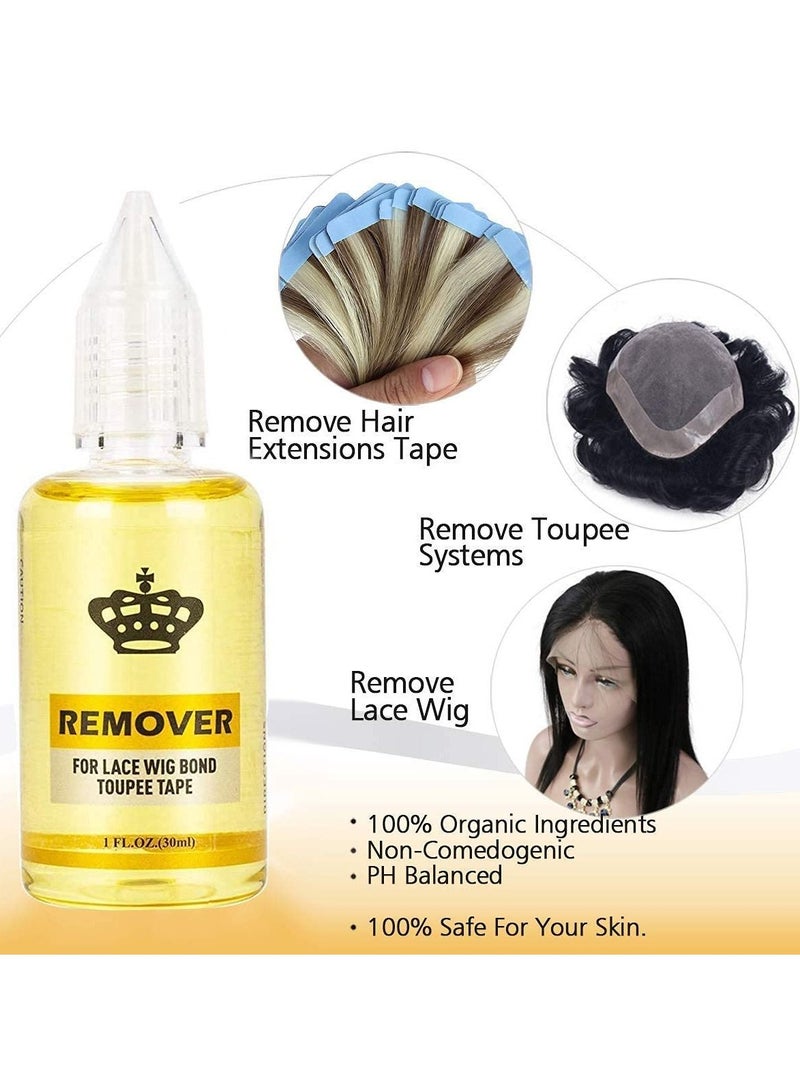 2 زجاجة الدانتيل الباروكة الغراء والمزيل - Image 5