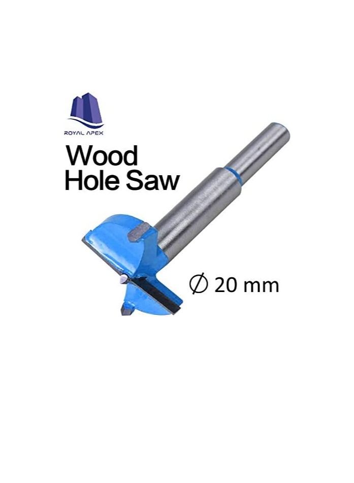 Wood Hole Saw Drill Bit Carbon Steel Woodworking Hole Saw Set Wood Cutter Auger Opener Round Shank Drilling Cutting Tool in Wooden Box Storage (20mm)  - Image 2