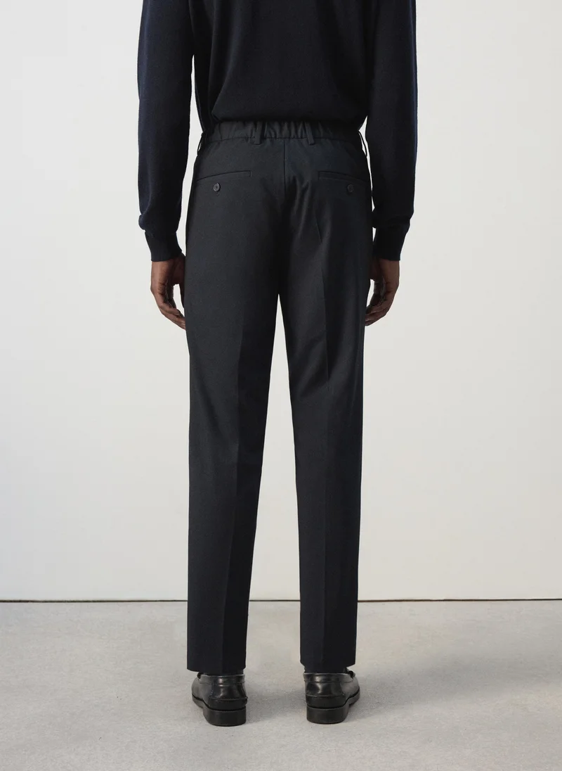 مانجو مان Bologna Cropped Slim-Fit Trousers