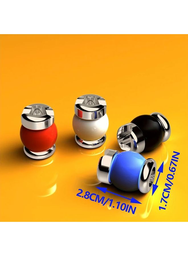 Assorted Colors Metal Mini Ashtray With Flame Extinguisher Slot Durable Zinc Alloy Smoking Accessory - Image 2