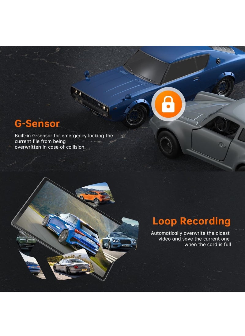 XiuWoo - Wireless CarPlay & Android Auto with 2.5K Dash Cam, 9 Inch Portable Apple CarPlay Screen with 1080p Backup Camera, Car Audio Receivers with GPS Navigation ,Bluetooth - Image 1