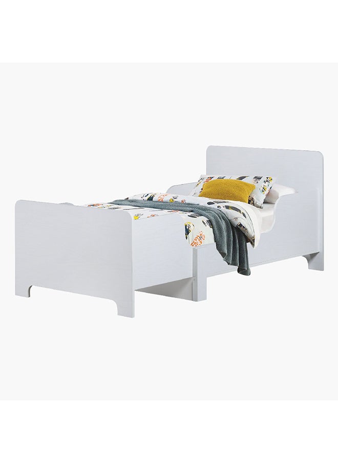 Home Box سرير خشبي قابل للتمديد من Home Box Vanilla Toddler، أبيض، 103 × 80 × 200 سم  - Image 3