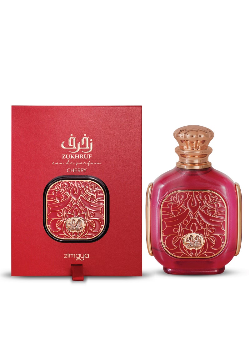 zimaya Zukhruf Cherry Eau De Parfum For Women, 100 ML - Image 2