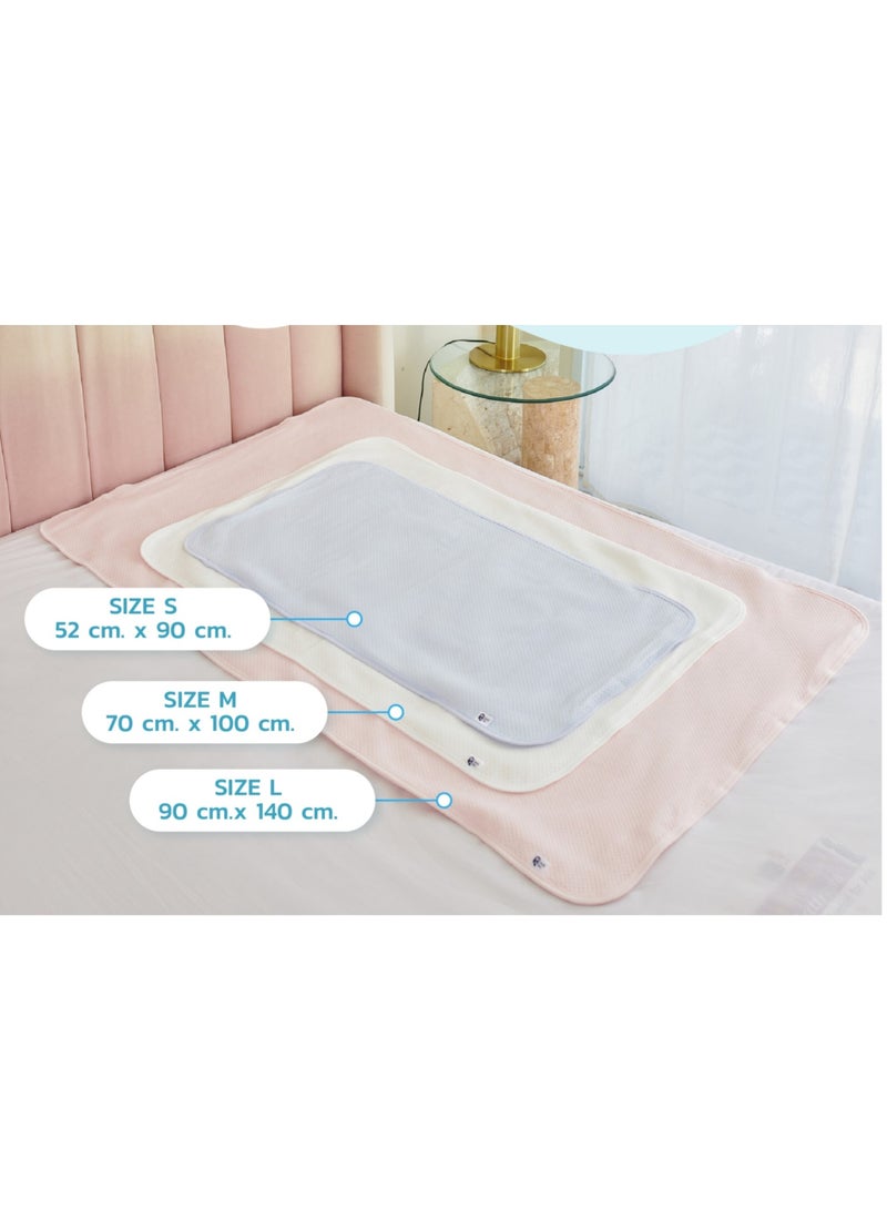 بومة الثلج وسادة واقية من الخيزران مقاومة للماء من Snow Owl (مقاسات S/M/L) - لون أبيض، مقاس S - Image 5