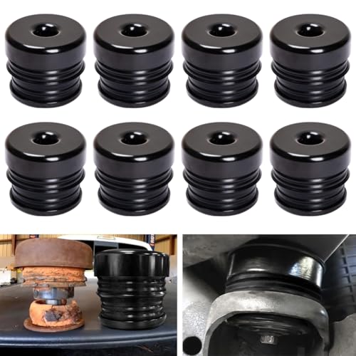 HUGALL 8PCS Silicone Body Mount Kit Compatible with 2008-2016 F250 F350 Crew Cab Superior Silicone Cab Mount Bushings Improve Bumpy Ride Durable Components Outperforms OEM & PU Mounts - Image 1