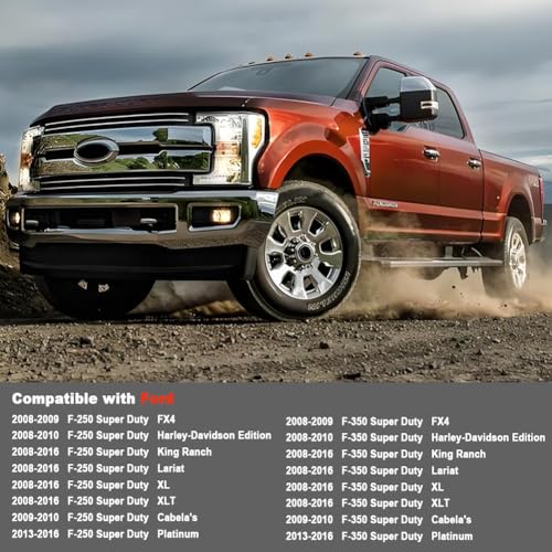 HUGALL 8PCS Silicone Body Mount Kit Compatible with 2008-2016 F250 F350 Crew Cab Superior Silicone Cab Mount Bushings Improve Bumpy Ride Durable Components Outperforms OEM & PU Mounts - Image 2