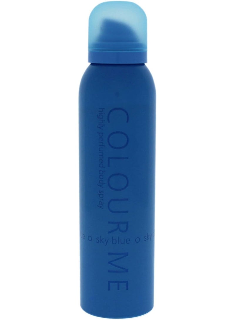 Colour Me Body Spray for Women - Sky Blue - 150 ml