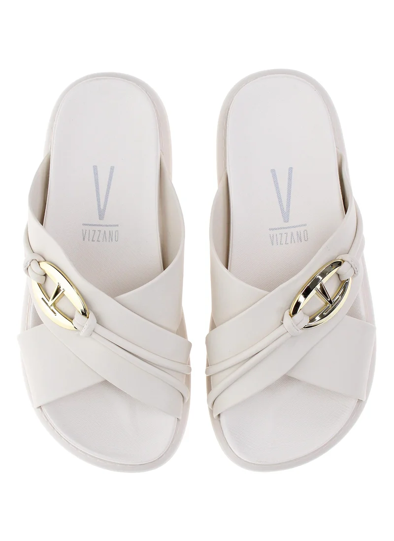 Vizzano Off-White Flat Sandals for Women – Stylish & Comfortable Everyday Wear for Women | Best Price UAE