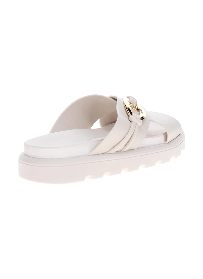 Vizzano Off-White Flat Sandals for Women – Stylish & Comfortable Everyday Wear for Women | Best Price UAE