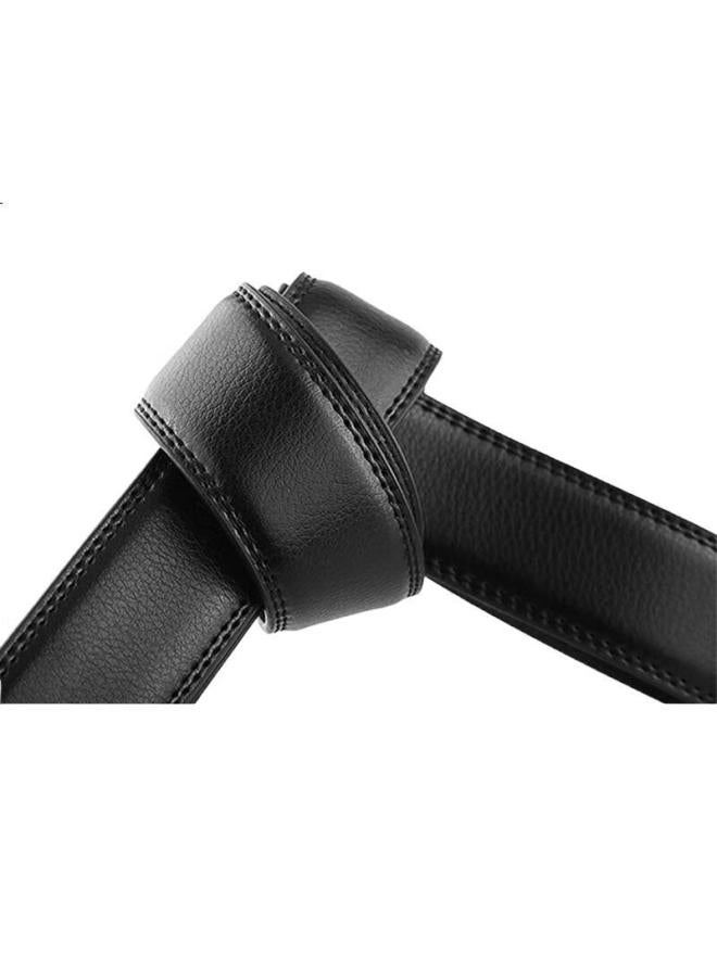 Jevi Men'S Leather Belt, No Buckle, Automatic Buckle, Waist Belt, Men'S Trouser Belt, Christmas Gift - Image 1