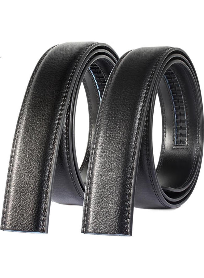 Jevi Men'S Leather Belt, No Buckle, Automatic Buckle, Waist Belt, Men'S Trouser Belt, Christmas Gift - Image 2