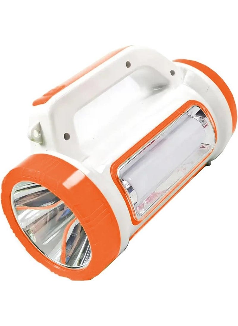 Tarez JQ-6088 Rechargeable Flashlight with Solar Energy Panel 3 W 1000 Lumen Camping Lamp  - Image 4