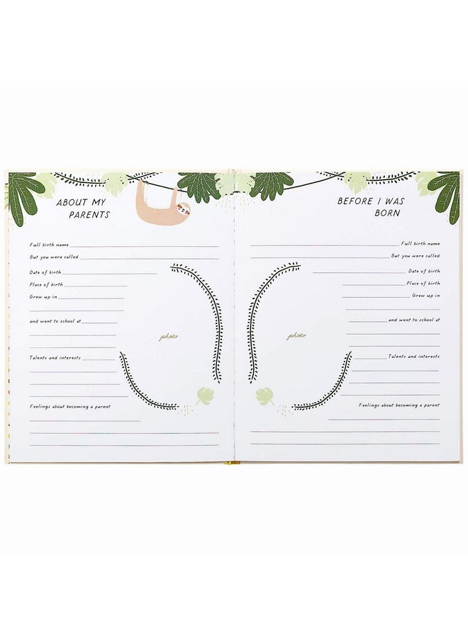 C.R. Gibson B24822583 Baby Book With Gift Box "Wild About You" Zoo Animal 8.75'' W X 11.25'' H  - Image 3