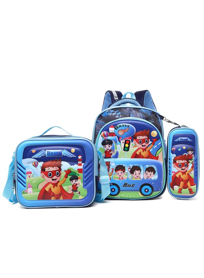 Stargold Baby Backpack 3Pcs Combo For Baby Girl With Adjustable Strap For School 12 Inch