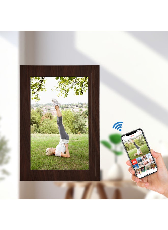 Uhale System 10 Inch Smart WiFi Touch Cloud Photo Frame Digital Photo Frame Electronic Direct Sales-Color:1+32g White Frameo Software - Image 5