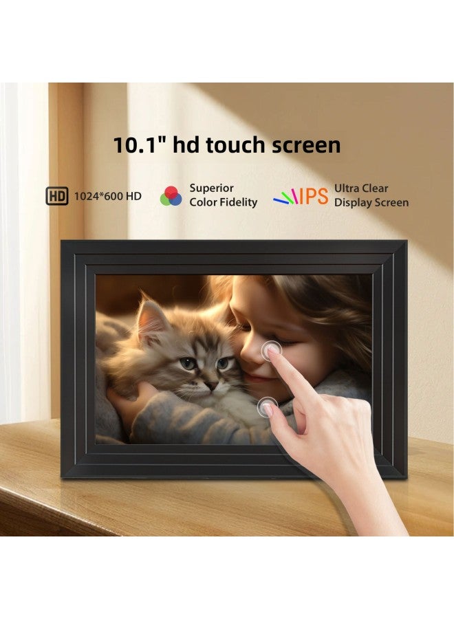 Uhale System 10 Inch Smart WiFi Touch Cloud Photo Frame Digital Photo Frame Electronic Direct Sales-Color:1+32g White Frameo Software - Image 2