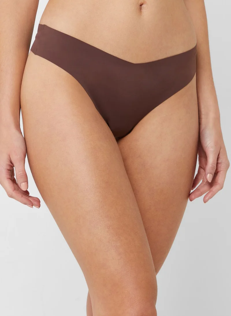 Ginger 3 Pack Seamless Cropped Bra & Thong Set